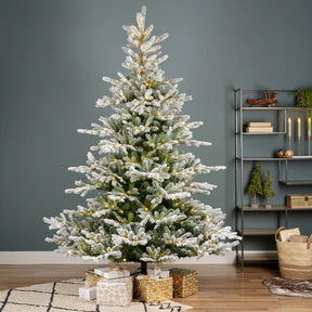 Árvore de Natal Nevada 1,80m de Altura - 1.326 Galhos - Micro LED