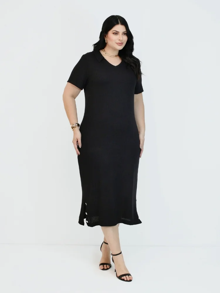 Vestido Alana Gola Polo
