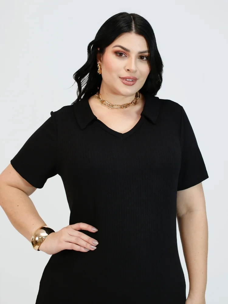 Vestido Alana Gola Polo