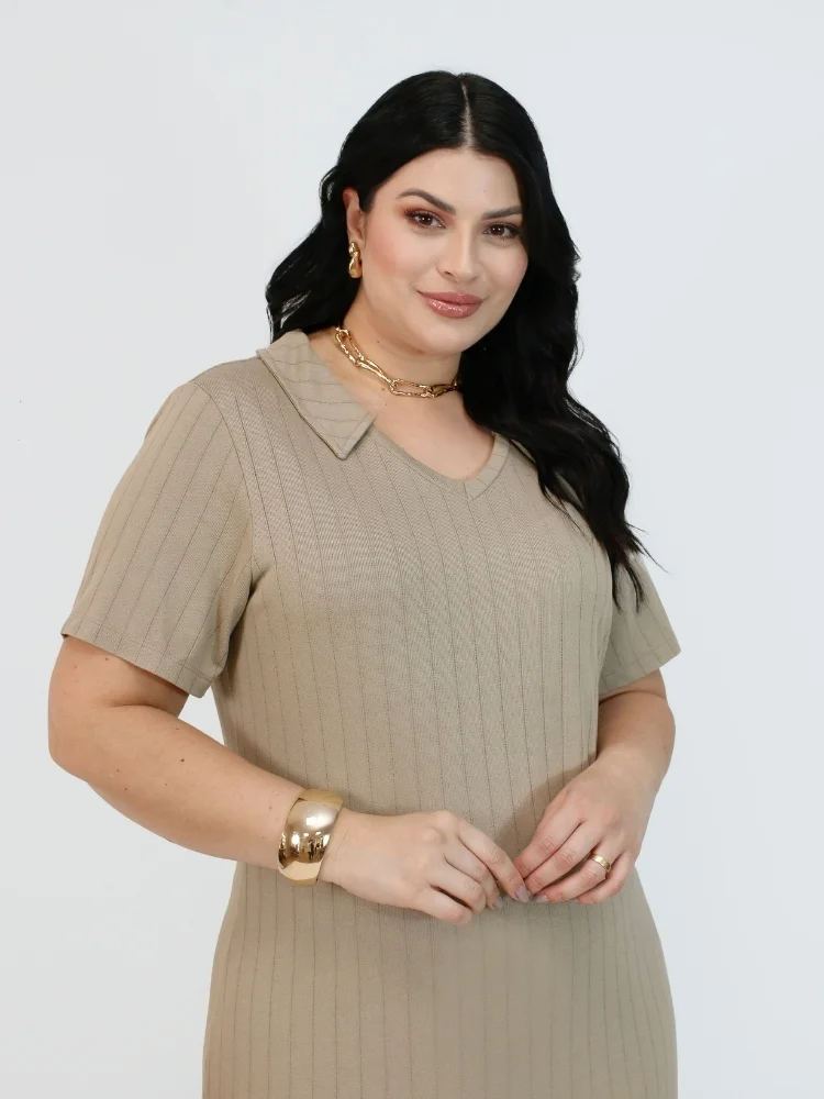 Vestido Alana Gola Polo