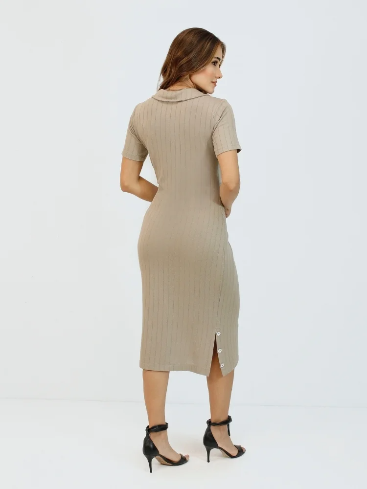 Vestido Alana Gola Polo