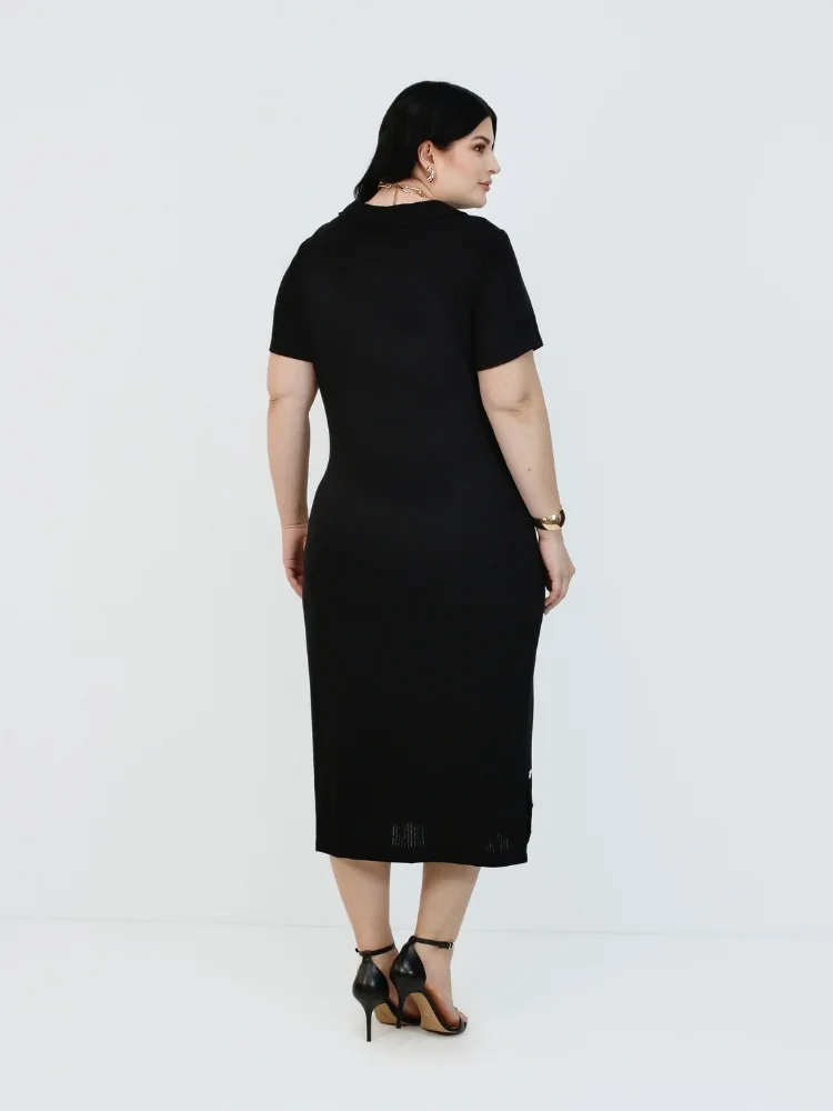 Vestido Alana Gola Polo