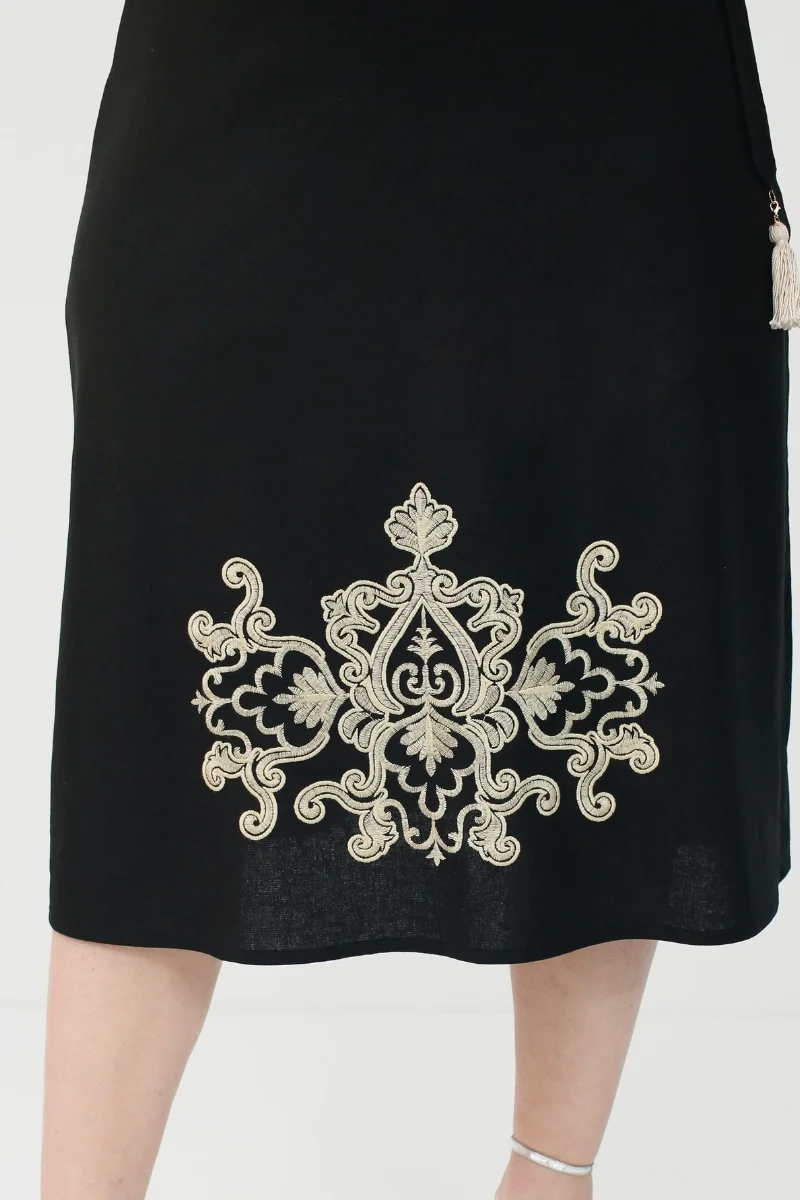 Vestido Gisela Decote quadrado