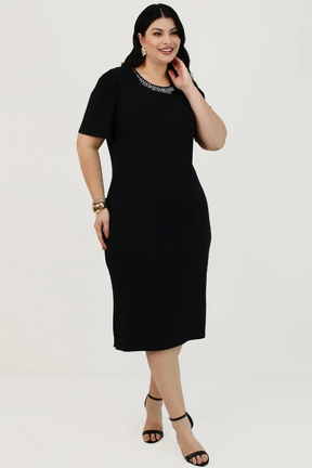 Vestido Lana Canelado