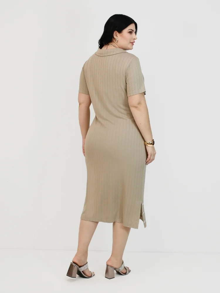 Vestido Alana Gola Polo