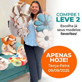 [Compre 1 Leve 2] Tapete Antiderrapante Floral 3D